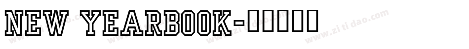 New Yearbook字体转换